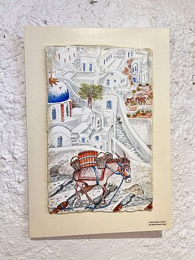 Fresco Handmade by the painter Maria Sagri